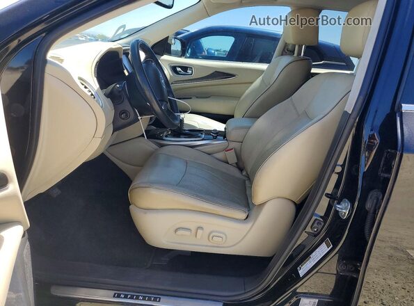 5N1DL0MNXHC544316 2017 INFINITI QX60 Black Vista interior delantera