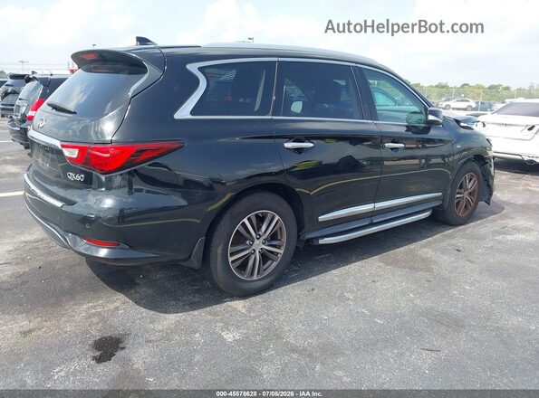 5N1DL0MNXHC557700 2017 INFINITI QX60 Black Հետևի աջ