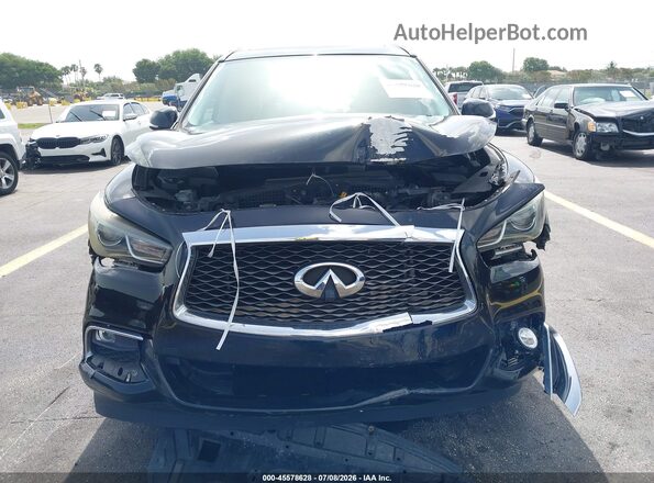 5N1DL0MNXHC557700 2017 INFINITI QX60 Black Սալոնի հետևի տեսք