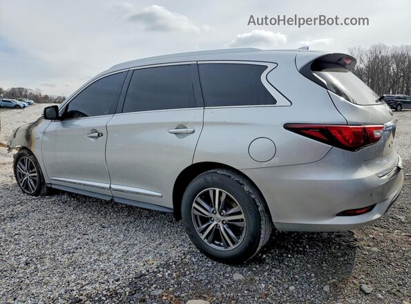 5N1DL0MNXJC500211 2018 INFINITI QX60 Silver Задня ліва чверть