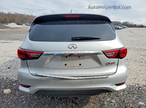 5N1DL0MNXJC500211 2018 INFINITI QX60 Silver Вид ззаду