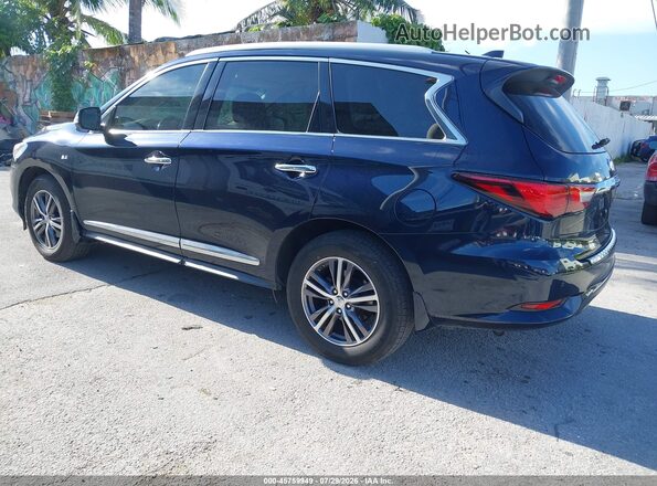 5N1DL0MNXJC512178 2018 INFINITI QX60 Blue Հետևի ձախ