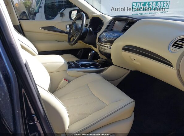 5N1DL0MNXJC512178 2018 INFINITI QX60 Blue Սալոնի դիմացի տեսք