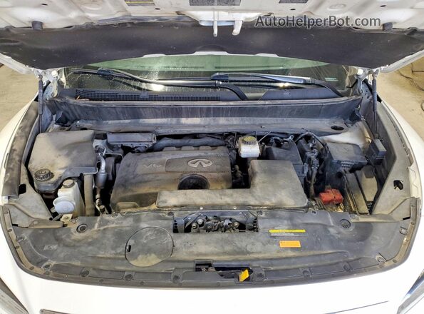 5N1DL0MNXJC517221 2018 INFINITI QX60 White Շարժիչի բաժամունքի տեսք
