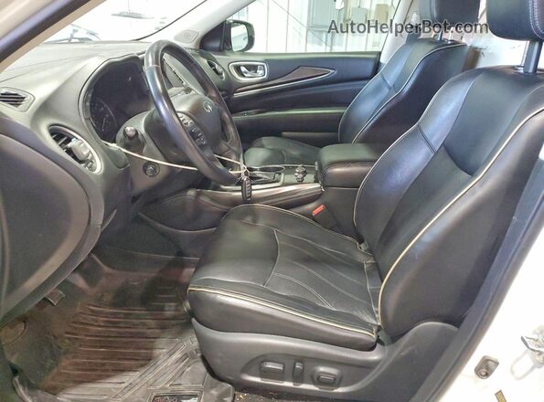 5N1DL0MNXJC517221 2018 INFINITI QX60 White Սալոնի դիմացի տեսք