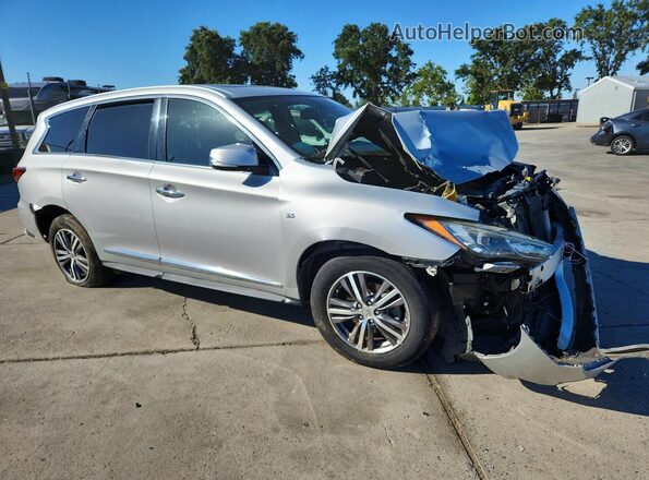 5N1DL0MNXJC517302 2018 INFINITI QX60 Silver Przód prawy