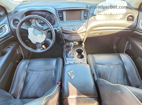 5N1DL0MNXJC517302 2018 INFINITI QX60 Silver Widok deski rozdzielczej