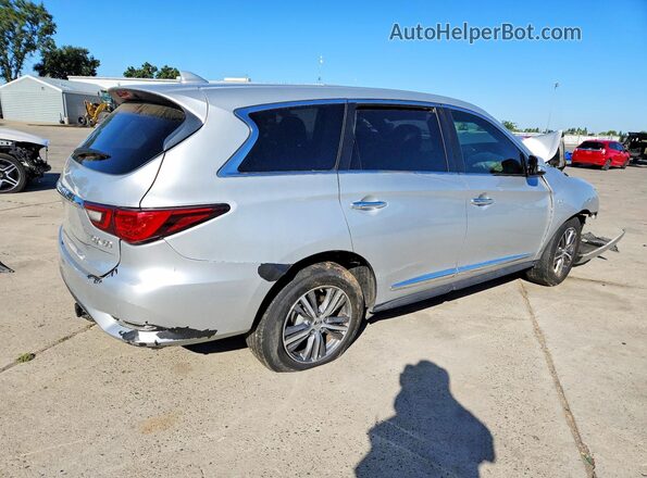 5N1DL0MNXJC517302 2018 INFINITI QX60 Silver Tył prawy