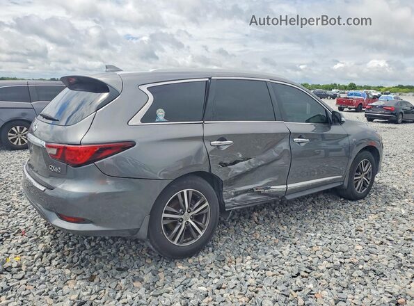 5N1DL0MNXJC528302 2018 INFINITI QX60 Gray Հետևի աջ