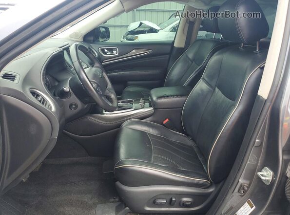 5N1DL0MNXJC528302 2018 INFINITI QX60 Gray Սալոնի դիմացի տեսք