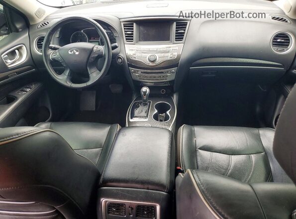 5N1DL0MNXJC528302 2018 INFINITI QX60 Gray Առջևի վահանակի տեսք