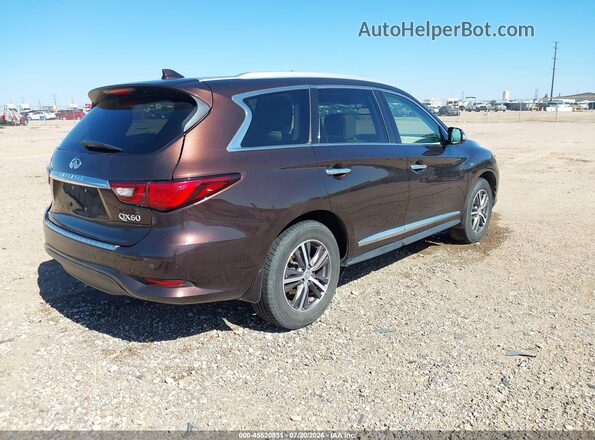 5N1DL0MNXKC527619 2019 INFINITI QX60 Brown Tył prawy