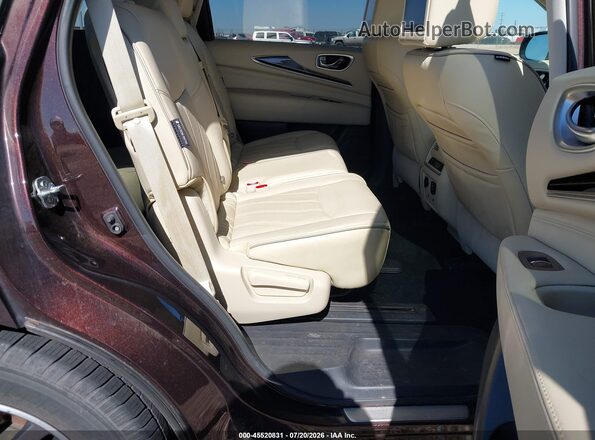5N1DL0MNXKC527619 2019 INFINITI QX60 Brown Widok naklejki z numerem VIN