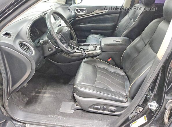 5N1DL0MNXKC535266 2019 INFINITI QX60 Black Vista interior delantera