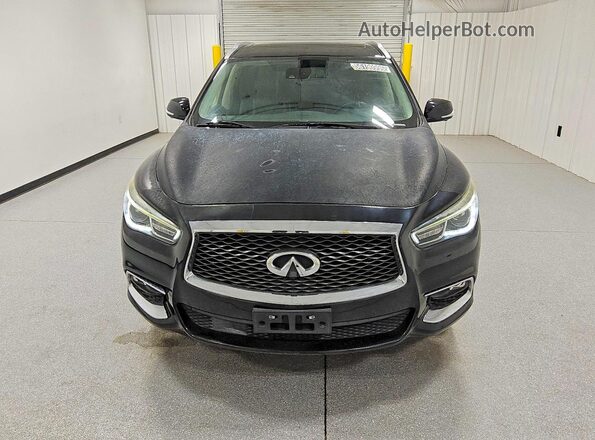 5N1DL0MNXKC535266 2019 INFINITI QX60 Black Vista frontal