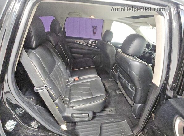 5N1DL0MNXKC535266 2019 INFINITI QX60 Black Vista interior trasera