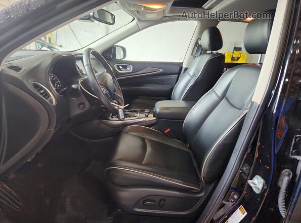 5N1DL0MNXLC537598 2020 INFINITI QX60 Черный Вид салона спереди