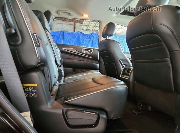 5N1DL0MNXLC537598 2020 INFINITI QX60 Черный Вид задней части салона