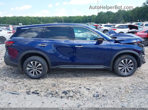 5N1DL1ER9PC369269 2023 INFINITI QX60 Dark Blue Widok wnętrza 360 stopni