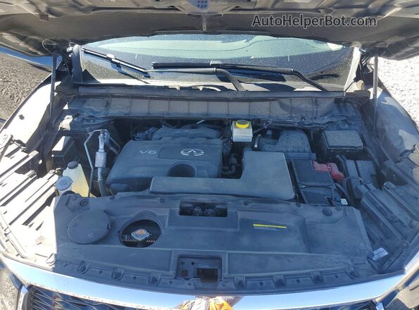 5N1DL1ER9RC355634 2024 INFINITI QX60 Black Vista del compartimento del motor