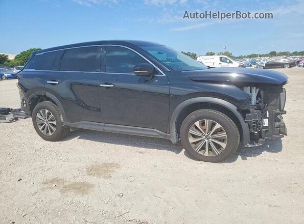 5N1DL1ERXRC346862 2024 INFINITI QX60 Black წინა მარჯვენა