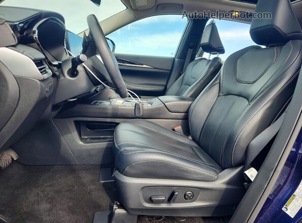 5N1DL1ES4RC336430 2024 INFINITI QX60 Blue წინა სალონის ხედი