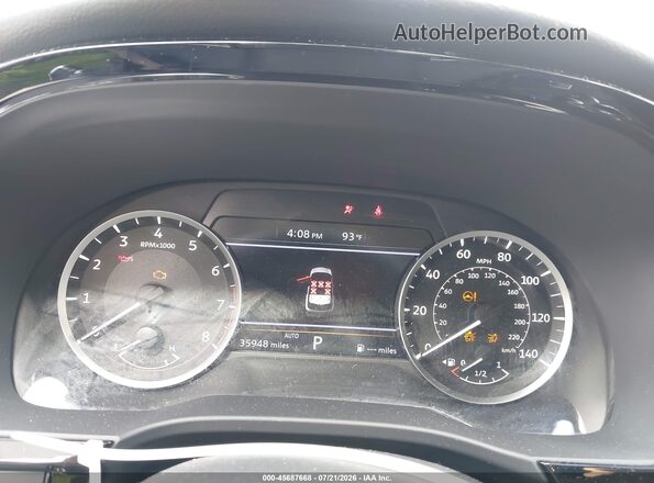 5N1DL1ES8PC364566 2023 INFINITI QX60 Black Widok tylnych siedzeń