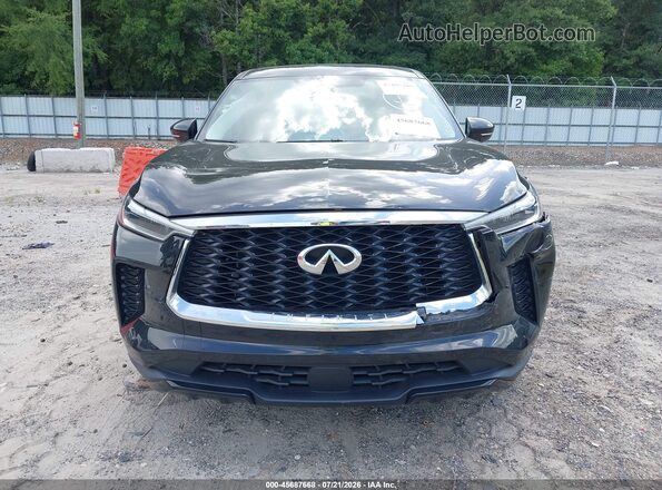 5N1DL1ES8PC364566 2023 INFINITI QX60 Black Widok zestawu wskaźników