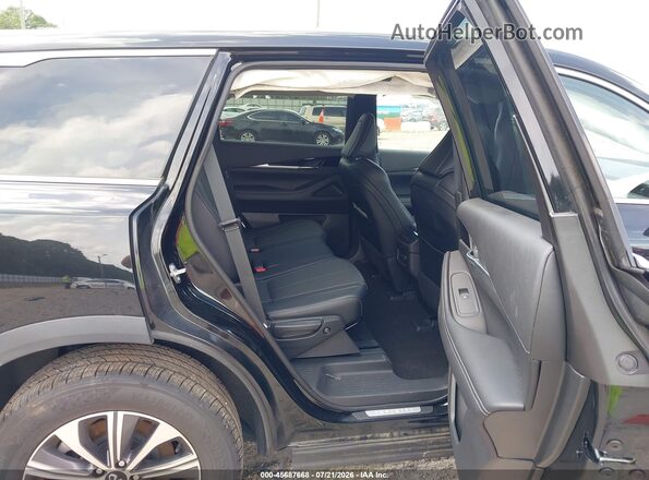 5N1DL1ES8PC364566 2023 INFINITI QX60 Black Widok naklejki z numerem VIN