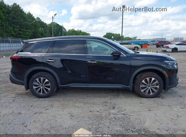 5N1DL1ES8PC364566 2023 INFINITI QX60 Black Widok wnętrza z tyłu