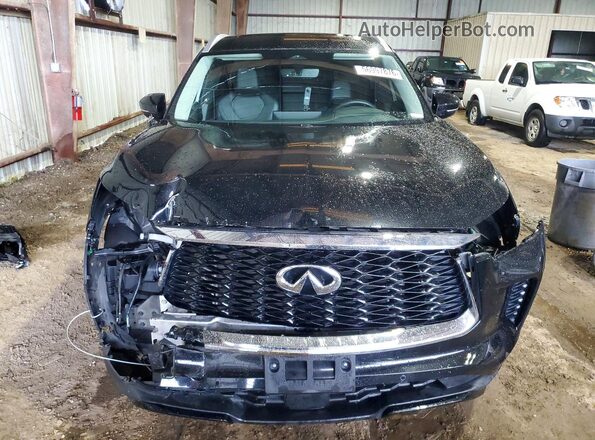5N1DL1FR6PC363878 2023 INFINITI QX60 Black Դիմացի տեսք