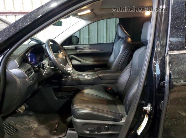 5N1DL1FR6PC363878 2023 INFINITI QX60 Black Սալոնի դիմացի տեսք