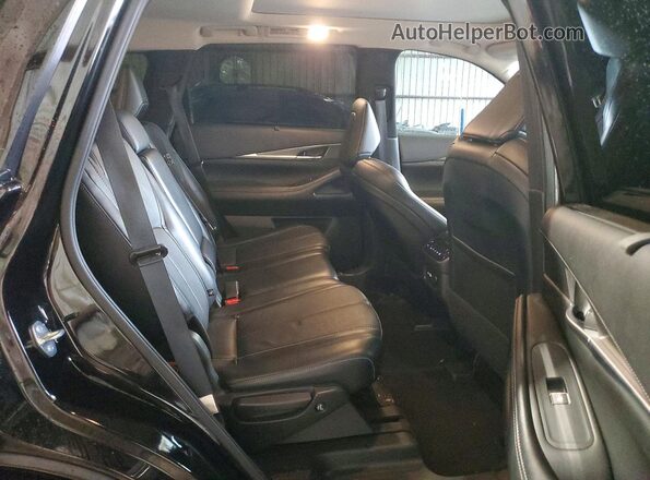 5N1DL1FR6PC363878 2023 INFINITI QX60 Black Սալոնի հետևի տեսք