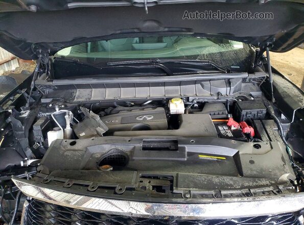 5N1DL1FR6PC363878 2023 INFINITI QX60 Black Շարժիչի բաժամունքի տեսք