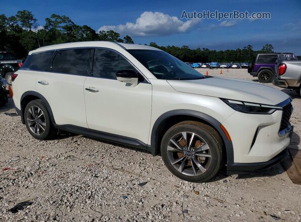5N1DL1FR9RC350593 2024 INFINITI QX60 White წინა მარჯვენა