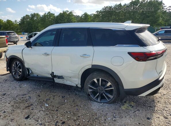 5N1DL1FR9RC350593 2024 INFINITI QX60 White უკანა მარცხენა