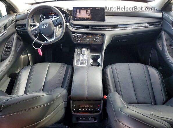 5N1DL1FR9RC350593 2024 INFINITI QX60 White წინა პანელის ხედი