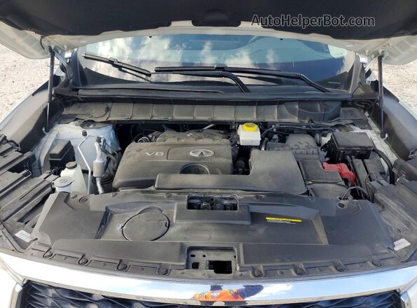 5N1DL1FR9RC350593 2024 INFINITI QX60 White ძრავის განყოფილების ხედი