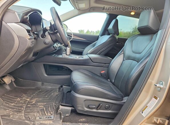 5N1DL1FS2PC362262 2023 INFINITI QX60 Tan წინა სალონის ხედი