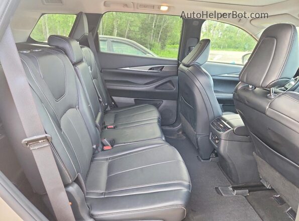 5N1DL1FS2PC362262 2023 INFINITI QX60 Tan უკანა სალონის ხედი