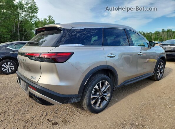 5N1DL1FS2PC362262 2023 INFINITI QX60 Tan უკანა მარჯვენა