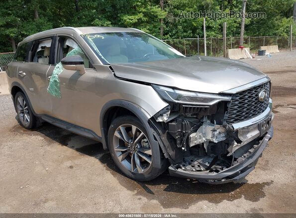 5N1DL1FS4PC331515 2023 INFINITI QX60 Gold Դիմացի տեսք