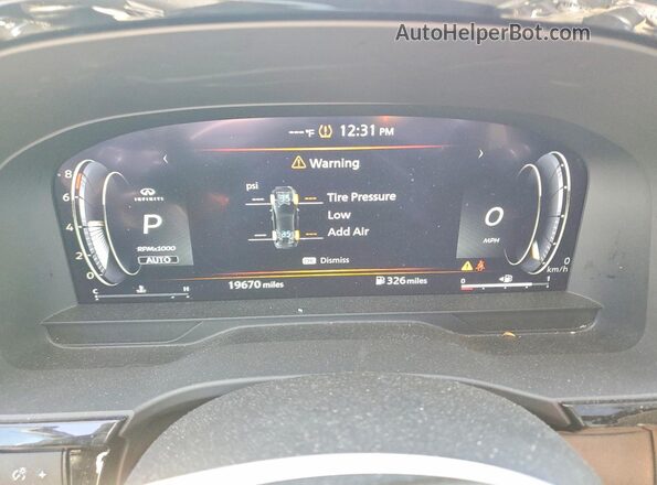 5N1DL1FS5RC338220 2024 INFINITI QX60 Черный Вид щитка приборов