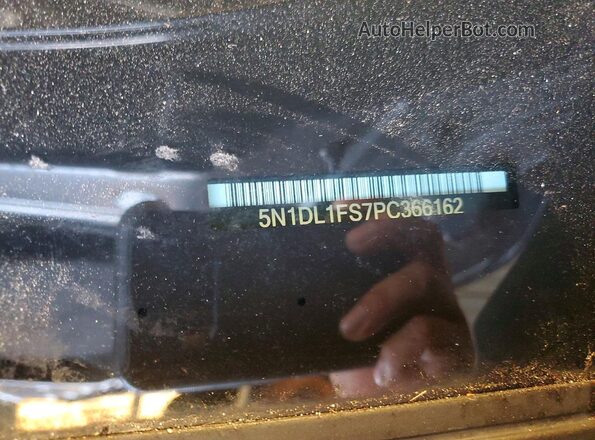 5N1DL1FS7PC366162 2023 INFINITI QX60 Black Vista de la etiqueta del VIN