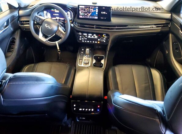 5N1DL1FS7PC366162 2023 INFINITI QX60 Black Vista del salpicadero