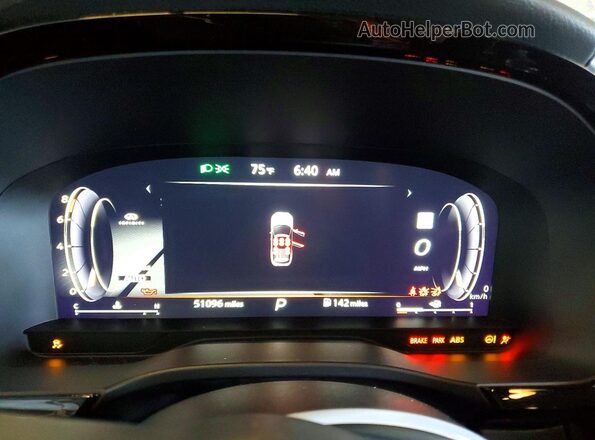 5N1DL1FS7PC366162 2023 INFINITI QX60 Black Vista del cuadro de instrumentos