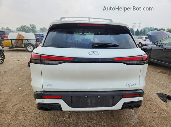 5N1DL1FS9PC355373 2023 INFINITI QX60 White Rear view