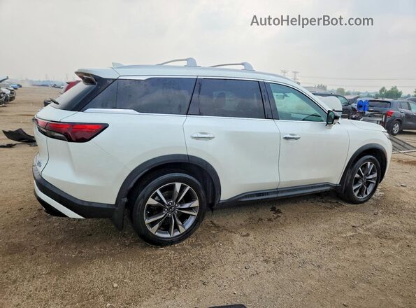 5N1DL1FS9PC355373 2023 INFINITI QX60 White Rear right