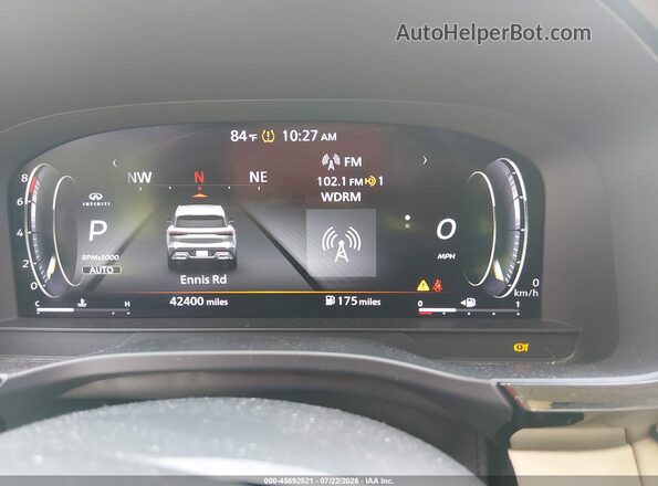 5N1DL1FSXPC350182 2023 INFINITI QX60 Gold უკანა სავარძლების ხედი