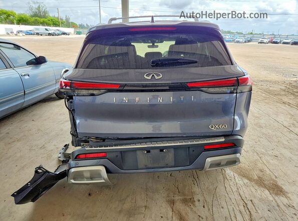 5N1DL1GR9PC330288 2023 INFINITI QX60 Gray Widok z tyłu